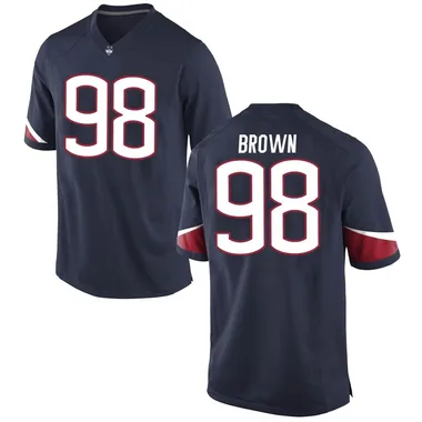 Youth Game Jaavon Brown UConn Huskies Football College Jersey - Navy